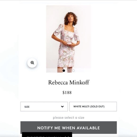 EUC Rebeca Minkoff Floral Dress - Picture 4 of 9